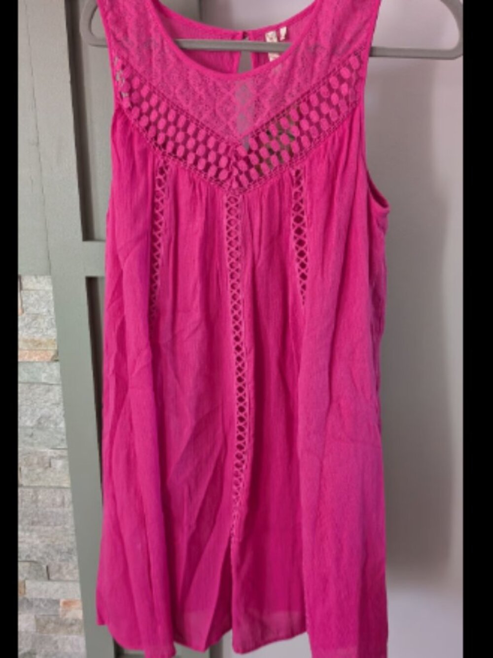 Red Camel Hot Pink Sleeveless Dress - NWT - Size L